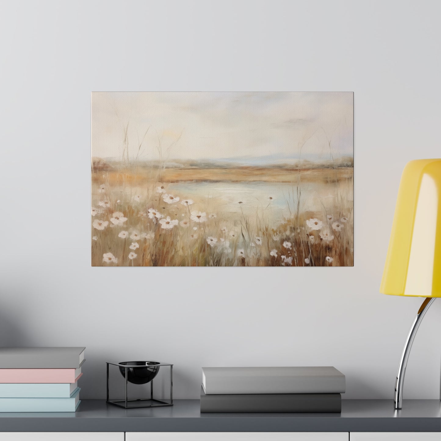 Spring Wildflower Field With Tall Grass Vintage Oil Painting Canvas Print Canvas Art & Wall Decor Canvas Decor Eco-friendly Hanging Hardware Holiday Picks Home & Living Indoor Matte Seasonal Picks Sustainable Wall Wood