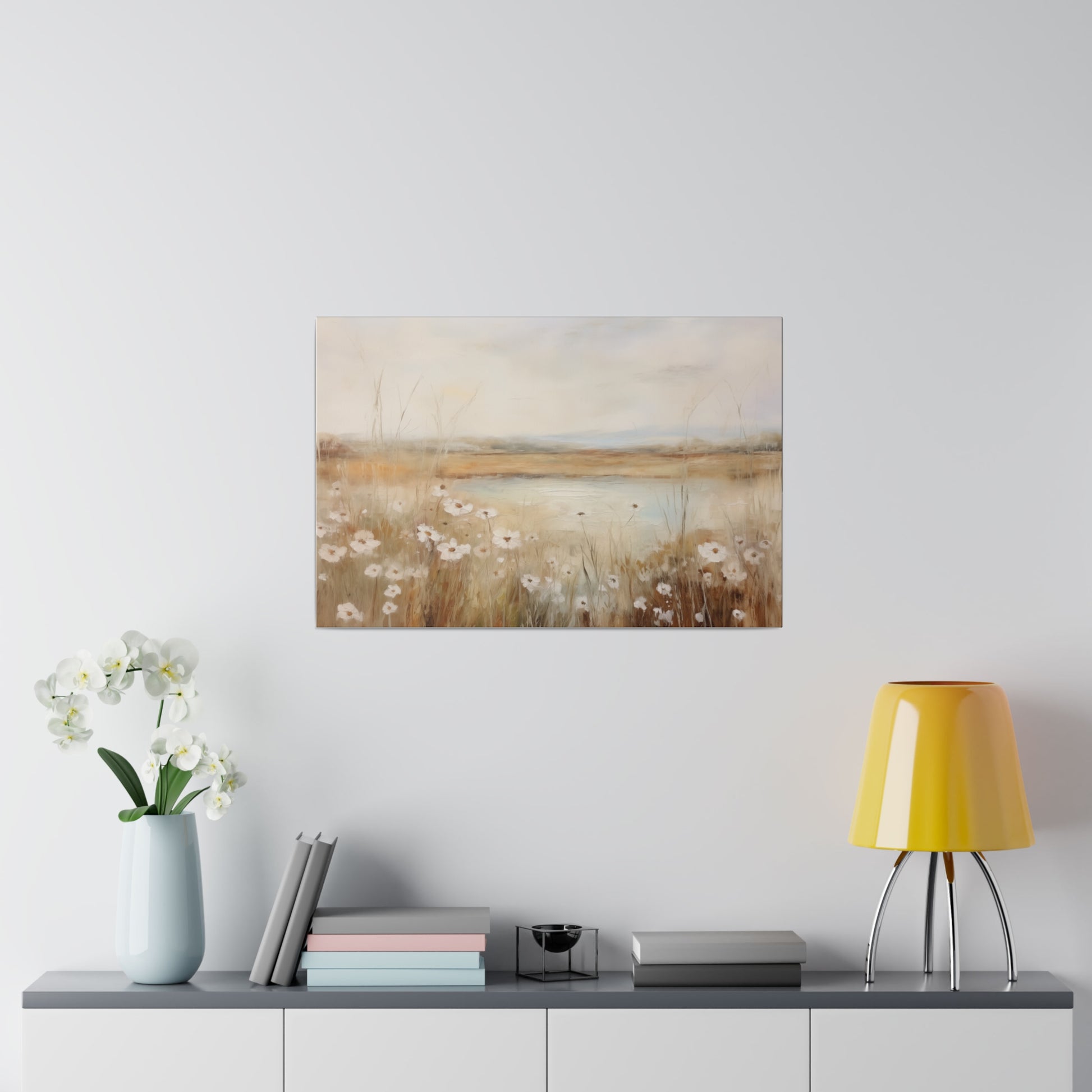 Spring Wildflower Field With Tall Grass Vintage Oil Painting Canvas Print Canvas Art & Wall Decor Canvas Decor Eco-friendly Hanging Hardware Holiday Picks Home & Living Indoor Matte Seasonal Picks Sustainable Wall Wood