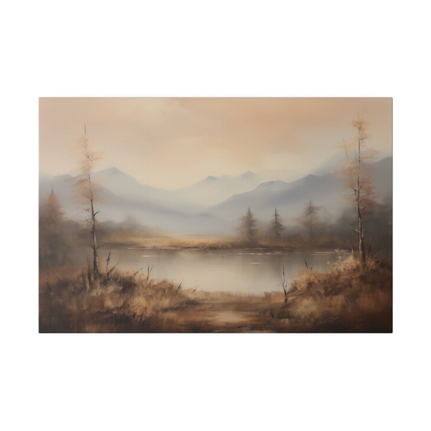 Mountainside Meadows Vintage Oil Painting Canvas Print Canvas Art & Wall Decor Canvas Decor Eco-friendly Hanging Hardware Holiday Picks Home & Living Indoor Matte Seasonal Picks Sustainable Wall Wood