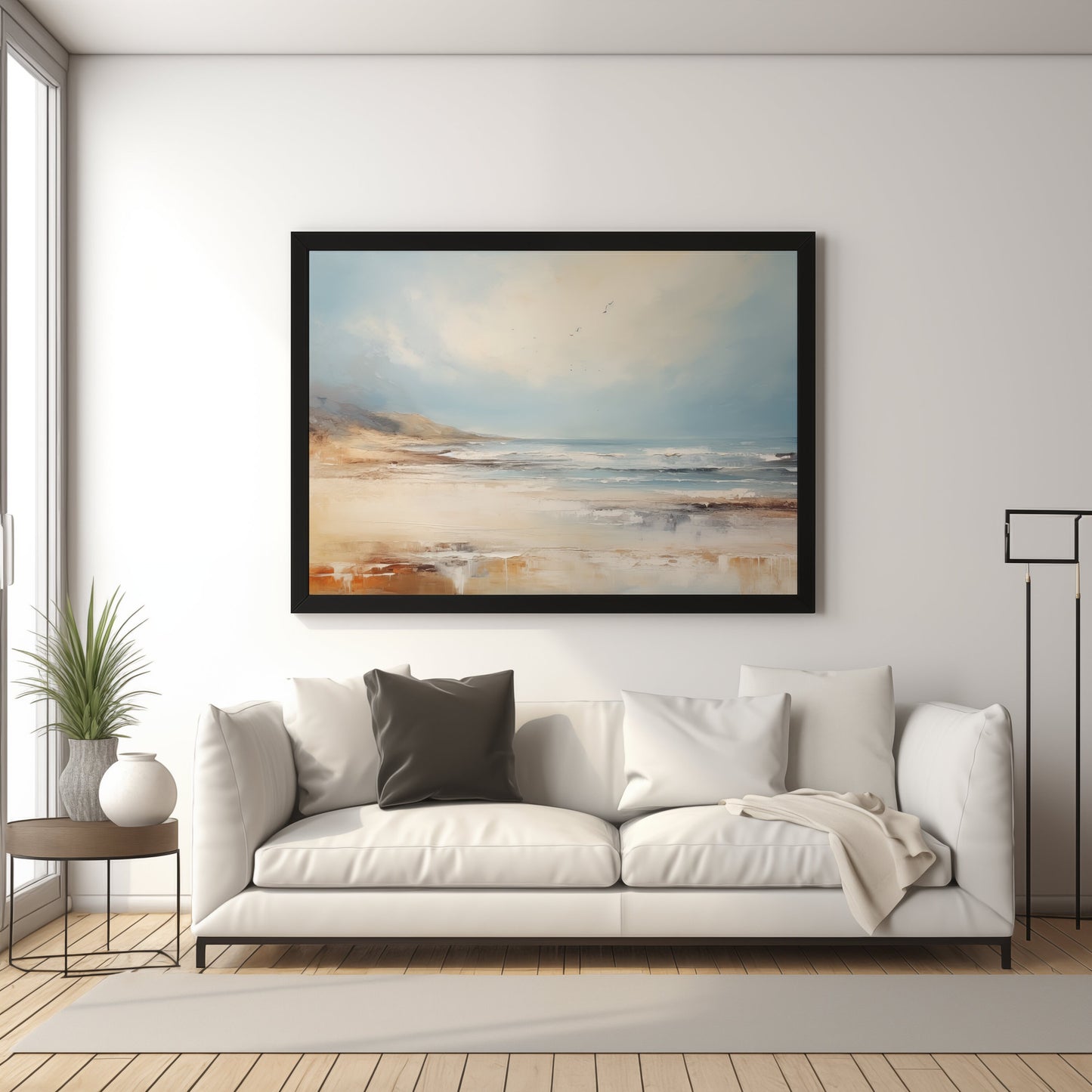 Abstract Seascape Modern Oil Painting Digital Download beach_house_decor digital digital_art_print downloadable_art landscape landscape_art living_room_decor MidtownPrintCo modern_decor oil_painting printable_wall_art vintage_home_decor vintage_print wall_art