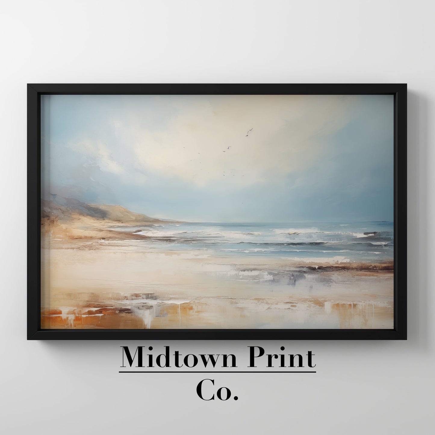 Abstract Seascape Modern Oil Painting Digital Download beach_house_decor digital digital_art_print downloadable_art landscape landscape_art living_room_decor MidtownPrintCo modern_decor oil_painting printable_wall_art vintage_home_decor vintage_print wall_art