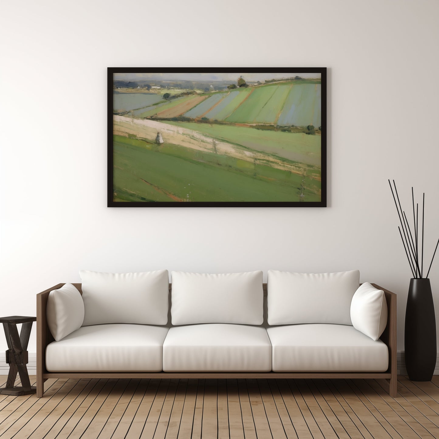 Rolling Hills Countryside Printable Vintage Style Oil Painting Digital Download countryscape countryside_art digital digital_art_print downloadable_art farmhouse_decor landscape_wall_art living_room_decor modern_decor oil_painting printable_wall_art vintage_home_decor vintage_print wall_art